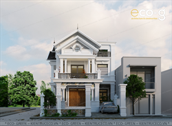 Thiết kế biệt thự 2 tầng Lai Châu